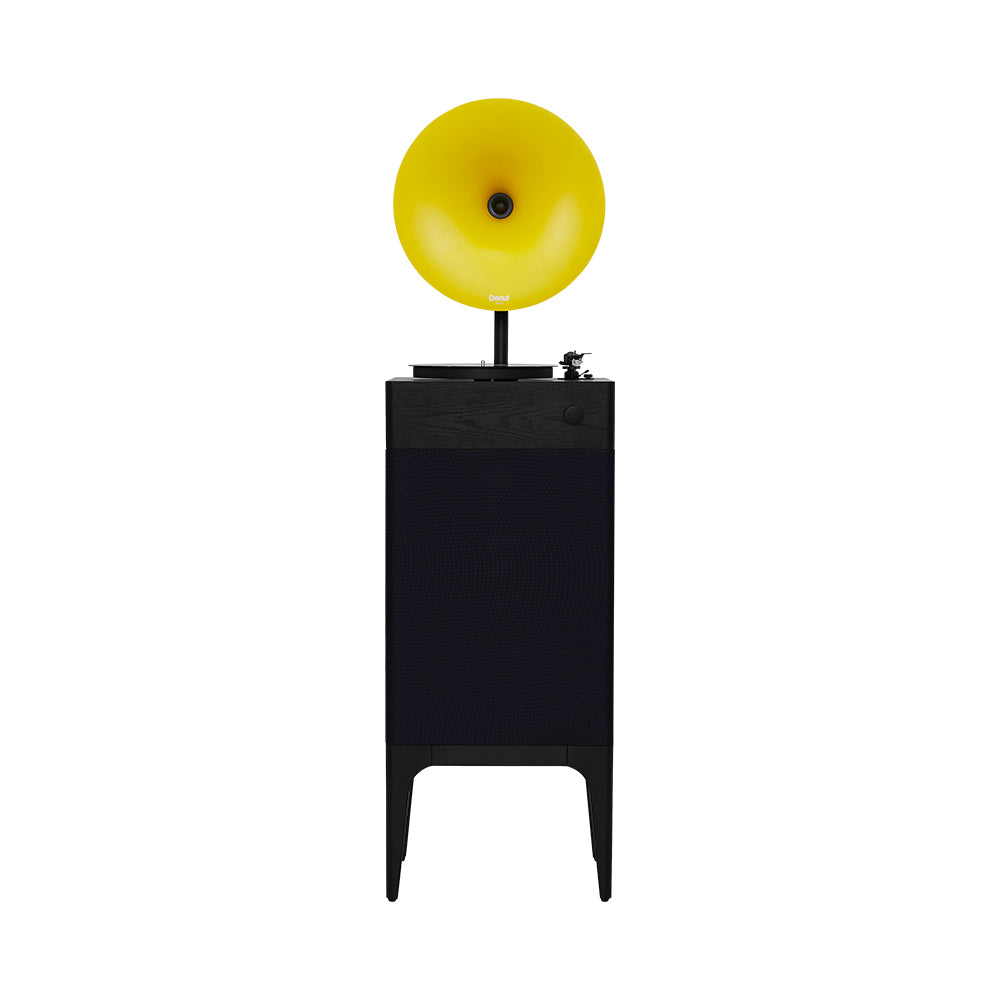 Fennessy Donut i5 All-in-One Turntable System with Bluetooth - Black