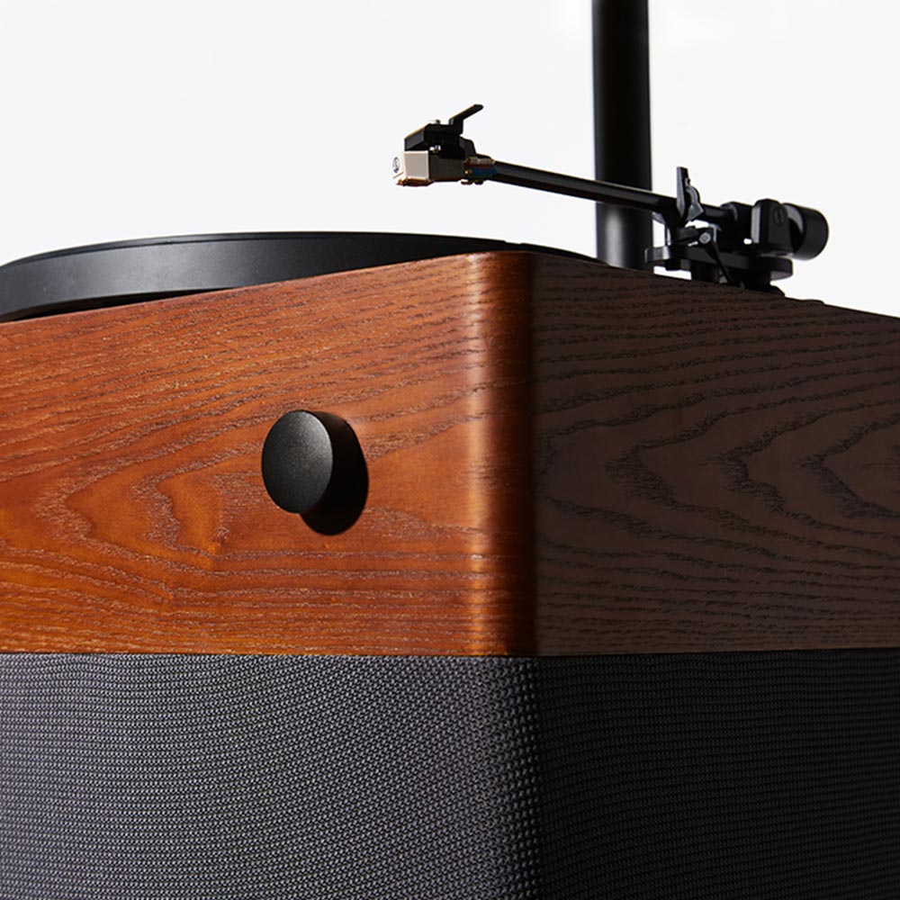 Fennessy Donut i5 All-in-One Turntable System with Bluetooth - Gray